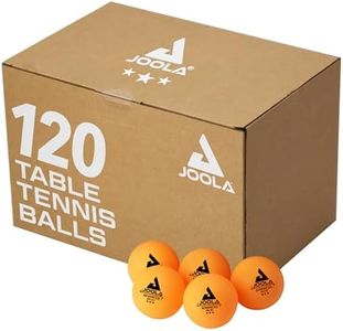 JOOLA Training 3 Star Table Tennis Balls 12, 60, or 120 Pack - 40+mm Regulation Bulk Ping Pong Balls for Competition and Recreational Play - Fun as a Cat Toy - Indoor and Outdoor Compatible