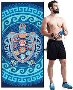 OCOOPA Microfiber Beach Towel Fast Drying, Extra Large 71" x 32" Sand Free Beach Towel Super Lightweight Towels for Travel, Swimming, Camping, Picnic, Yoga Gym Sports, Adult, Vacation Accessories