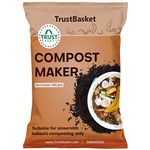 TrustBasket Bokashi Compost Maker Powder 500gms | Microbial inoculant to Initiate anaerobic Decomposition Indoors | Prevents Foul Smell in The Compost