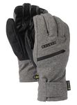 Burton Men's Standard Gore-TEX Under Gloves, Gray Heather, Medium