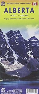 Alberta Travel Reference Map 1:1,000,000
