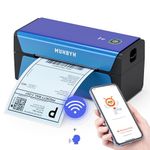 MUNBYN Wi-Fi Shipping Label Printer, Thermal Label Printer 4x6, Wireless Technology for Computers and Mobile Devices, Compatible with Etsy, Shopify, Royal Mail, EVRi, DPD, P44, Blue