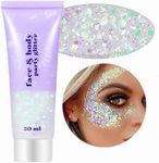 Go Ho Clear White Face Glitter Gel 