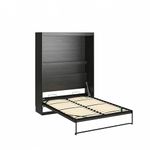 Novogratz Her Majesty Full Wall Bed, Black Oak