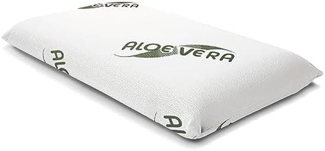 Siebenschläfer Orthopädisches Nackenstützkissen - Kopfkissen aus druckausgleichendem Visko-Gelschaum (Memory Foam) mit Aloe Vera Bezug - Kissen in 70x42cm Höhe 15cm