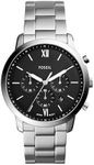 Fossil Men's Neutra Quartz Stainless Steel Chronograph Watch, Color: Silver (Model: FS5384)