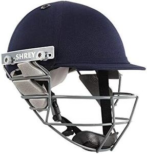 SHREY STAR JUNIOR STEEL NAVY CRICKET HELMET