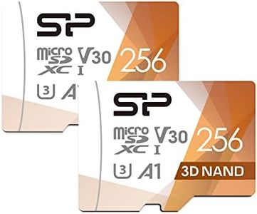 Silicon Power 2-Pack 256GB Micro SD Card U3 Nintendo-Switch Compatible, SDXC microsdxc High Speed MicroSD Memory Card with Adapter