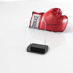 Plexico Upright Boxing Glove Display Stand/Signed Autographed Holder (Black Base)