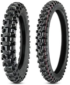 MaxAuto Front 70/100-19 & Rear 90/100-16 for Dirt Bike Tire, Replacement Motocross Off-road Tire for All Dirt Pit Bikes