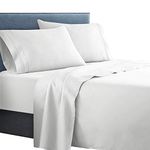 Clara Clark ® Supreme 1500 Collection 4pc Bed Sheet Set - King Size, White