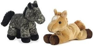 Aurora World Mini Flopsie Plush Horses | Prancer and Storm 8 Bundle