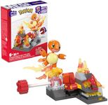 MEGA Pokémon Action Figure Building Toys, Charmander's Fire-Type Spin with 81 Pieces, 1 Buildable Character and Turn Motion, for Kids, HTH86