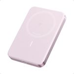 Anker MagGo Power Bank, Ultra-Slim 10,000mAh Magnetic Portable Charger, Qi2 Certified 15W Ultra-Fast MagSafe-Compatible Battery Pack, Ergonomic Design, For iPhone 15/14/13/12 Series Only