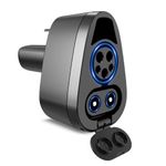 J1772 and CCS to Tesla Adapter - Reduce Range Anxiety - 2 in 1 NACS Tesla CCS Adapter (Model 3/Y/S/X) - J1772 to Tesla Adapter Combo - IP54 Rated for Safe Use - CCS1 Tesla Charging Adapter