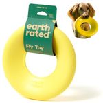 Earth Rated Flying Disc Dog Toy, Interactive Flying Saucer Toy for Adult and Puppy Dogs, Floats in Water, Large