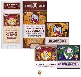 Dr. Squatch x Jukebox Natural Bar Soap and Deodorant, Toy Story (3-Pack) | Cold Process Body Soap Bar & Aluminum-Free Deodorant Men & Women, Gifts for Men (Cosmic Captain, Howdy Hero, Cowgirl Courage)