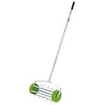 Draper Rolling Lawn Aerator with 450 mm Spiked Drum - 83983 - For Garden Grass Aeration with 33mm Tines