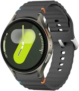 SAMSUNG Galaxy Watch 7 Bespoke Edition 44mm Bluetooth AI Smartwatch w/Energy Score, Wellness Tips, Heart Rate, Sleep, Fitness, Dark Gray Sport Band, Green, US Version, 1Yr Manufacturer Warranty