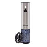 Ivation Rechargeable Automatic Wine Opener | Electric Cork Extractor Tool with Lithium Battery, LED Lights, USB Charging Cable, Bonus Foil Cutter & Elegant Gift Box | Uncorks 50 Bottles Per Charge