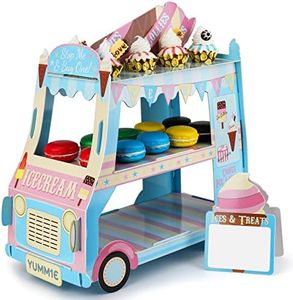 Alzata per Torta Cartone, 3 Livelli Alzata per Piccola Macarons, Supporto per Cupcake Decorazioni Festa, Alzata per Dolci Torte Cupcakes Muffin, Cupcake Stand per Baby Shower, Compleanni, Festa