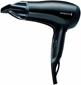 Remington Hair Dryer (Powerful, Lightweight, Concentrator, Ceramic Ionic Grille for even Heat Anti-Static, 3 Heat / 2 Speed Settings with Cool Shot, Eco Setting for Energy Saving, 2000W) D3010