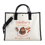 Calcifer Lover Handbag Calcifer's Bed & Breakfast Tote Bag Anime Calcifer Gift Japanese Anime Inspired Gift (Bed&Breakfast LT ca)