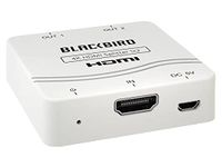 Monoprice Blackbird 4K/1080p 1x2 HDMI Splitter | 4K@30Hz, 1 Source onto 2 Displays, USB Powered, for PS4, Apple TV, Roku, Xbox 360, Laptop, Blu-ray Players, etc