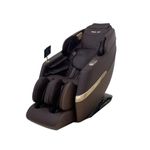 RoboTouch MaxVibe Full Body Massage Chair with Zero Gravity, Shiatsu, Heat Therapy, Air Compression, Foot Roller & Bluetooth Speaker – Luxury Recliner for Home & Office Relaxation (Brown)