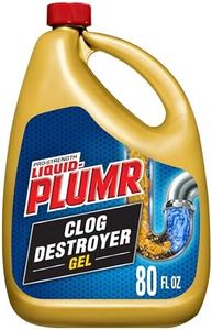 Liquid-Plumr Pro-Strength Clog Destroyer Gel with PipeGuard, Liquid Drain Cleaner - 80 Ounces (Package May Vary)