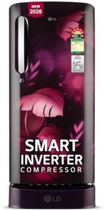 LG 185 L, 5 Star, Smart Inverter, Direct Cool Single Door Refrigerator (GLD1956ZAPI, Purple Ilan, Fit Max Chiller Tray, Base stand with Drawer & Runs on Home Inverter)