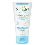 Simple Water Boost Hydrating Gel Cream dermatologically tested moisturiser for dry skin 50 ml