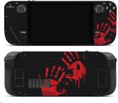 Skin Sticker for Steam Deck Protective Vinyl Decal Full Set Cover Wrap for Steam Deck Aceessories (Bloody Hand)