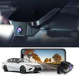 Fitcamx 4K Dual Dash Cam Suitable for Toyota Camry 2018 2019 2020 L XLE XSE SE LE, Discreet OEM Look, Front 2160P and Rear 1080P Ultra HD Video,2 Way Loop Recording, Night Vision, G-Sensor, 128GB Card