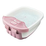 HoMedics Bubble Bliss Deluxe Foot Spa, Heat Maintenance, Raised Nodes, 3 Attachements