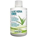 Pure Aloe Vera Juice Unflavoured 500 ml - Cold-Processed – from Organic Fresh Leaves – for Intestinal Issues – Made In Canada