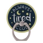 Always Tired Club Night Sky Phone Ring Holder Grip Finger 360 Mount Stand Mobile Universal Loop for All Smartphones