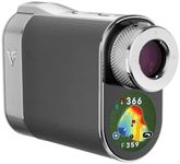 Voice Caddie SL3 True Hybrid GPS and Laser Range Finder with Dual Color OLED, Course Layout Undulation, and Pin Tracer Technology - Includes Golf Range Finder and Battery