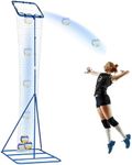 Winthai Volleyball Setter Trainer Net with 3 Angle Adjustment, 8.53 ft to 9.84 ft Adjustable Height for Professional, Beginner Serving, Passing Setting Training Practice Equipment Indoor and Outdoor