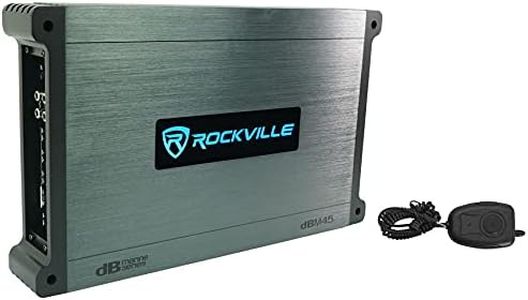 Rockville DBM45 4-Channel 2000w Peak/500w RMS CEA Rated Marine/Boat Amplifier