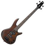 Ibanez 4 String Bass Guitar, Right Handed, Walnut Flat (Gsrm20Bwnf)