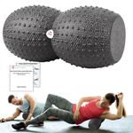 Arsagoo Foam Roller (34 x 17 cm), Exercise Rollers for Self Massage and Muscle Tension Relief, Portable & Lightweight, Massager for Back, Legs, Workouts, Gym, Pilates and Yoga