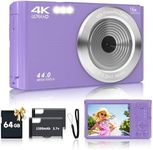 Digital Camera for Teens, FHD 4K 44