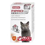 Beaphar | FIPROtec® COMBO for Cats | Kills Fleas, Flea Eggs & Ticks | Stops Fleas Multiplying on Pet & in the Home | Vet Strength Treatment | 3 Pipettes