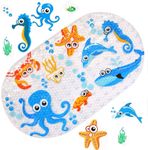 Bath Mats for Tub Kids,Large Cartoo