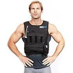 RUNmax rf20nop Run Fast 12lb-140lb Weighted Vest (Without Shoulder Pads, 20lb),Black