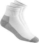 Wigwam At Work Quarter 3-Pack S1360 Sock, Grey, X-Large, White/Sweatshirt Grey, X-Large