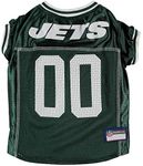 NFL New York Jets Dog Jersey, Size: XX-Large. Best Football Jersey Costume for Dogs & Cats. Licensed Jersey Shirt