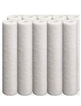 CFS – 10 Pack Polypropylene Sediment Water Filter Cartridges Compatible with GE GXWH20S Models – Remove Bad Taste – Whole House Replacement Filter Cartridge – 5 Micron – Universal 10" Cartridge