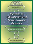 Methods of Educational and Social Science Research: The Logic of Methods